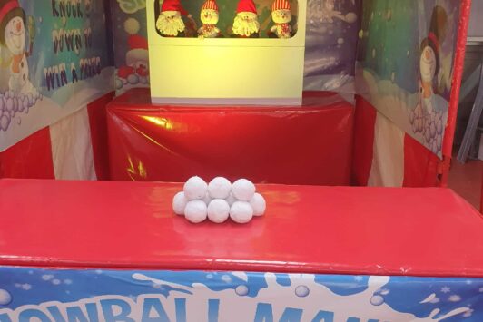 Christmas Fun Fair Stall - Snowball Mania
