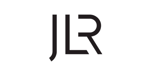 Black stylized "JLR" logo on a transparent background.