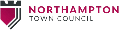 Northampton Town Council logo with shield and bold text.