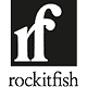 White "rf" logo above the word "rockfish" on a black background.