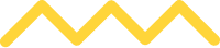 Yellow zigzag line forming sharp spikes on a black background.