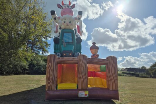 Inflatable Obstacle Course Hire - Farmyard Obstacle Course